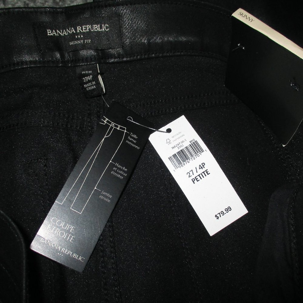 Banana Republic Skinny Fit Coupe Etroite Jeans NWT - Picture 3 of 4